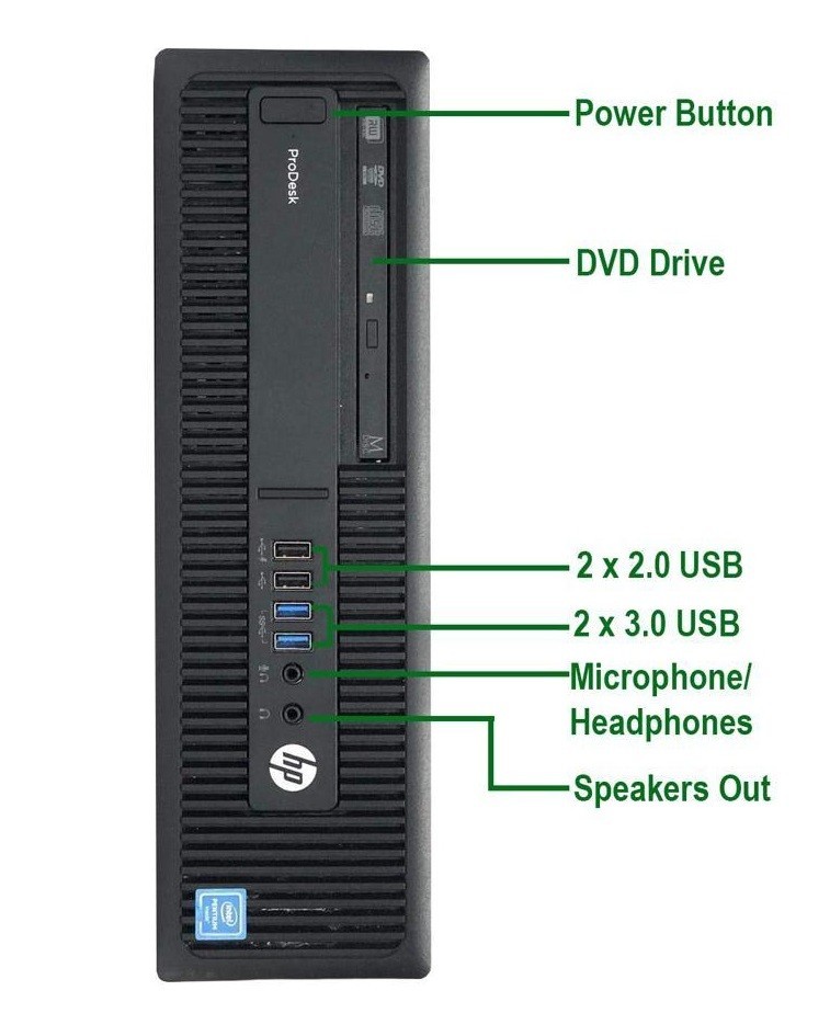 HP Business Class Windows 11 Pro Intel Quad Core 3GHz SSD DVD WiFi 16GB Desktop