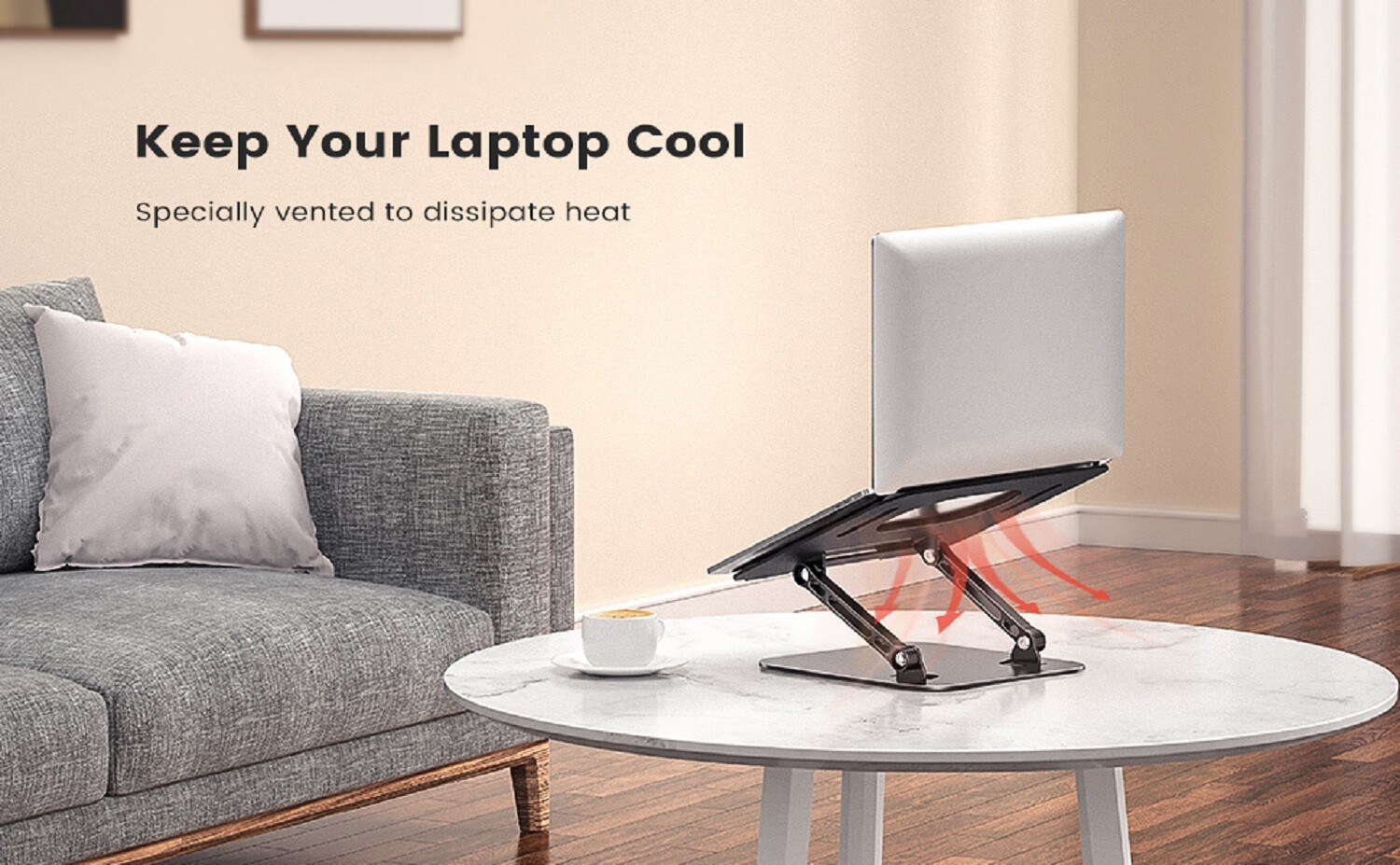 Universal Laptop Phone Stand Notebook Holder Tablet Riser Stand Adjustable Mount