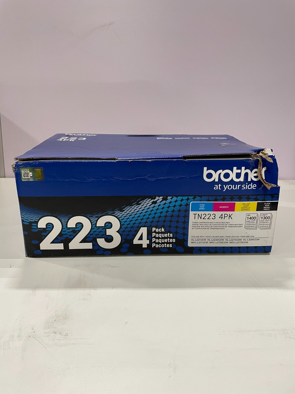Brother Standard-Yield Toner – Pack of 4 (Black/Cyan/Magenta/Yellow)
