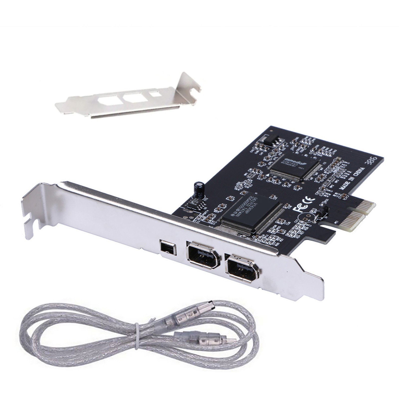 3 Ports PCI Express 1X to External IEEE 1394 Firewire Expansion Card Accessories