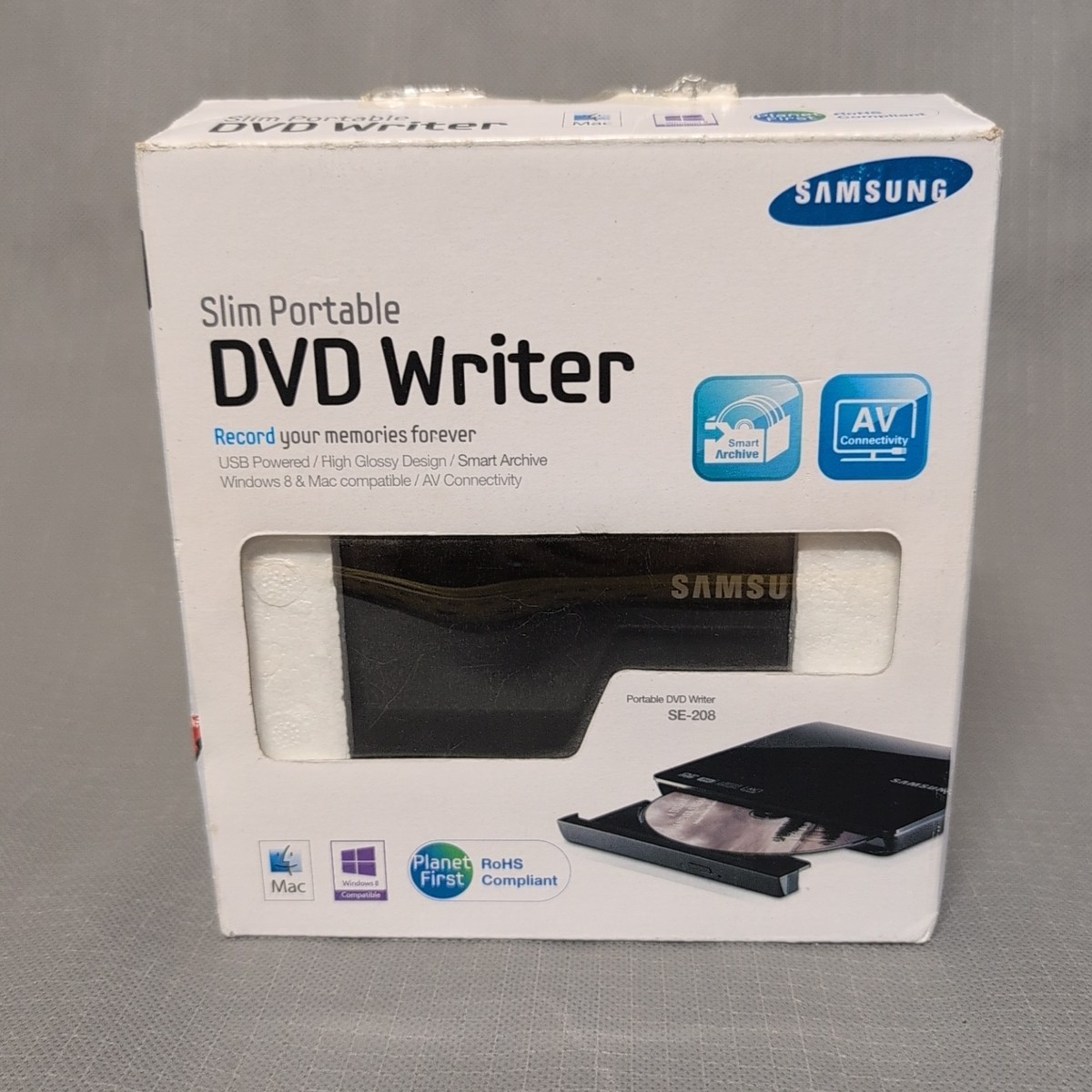 Samsung Slim Portable DVD Writer External Storage – Untested