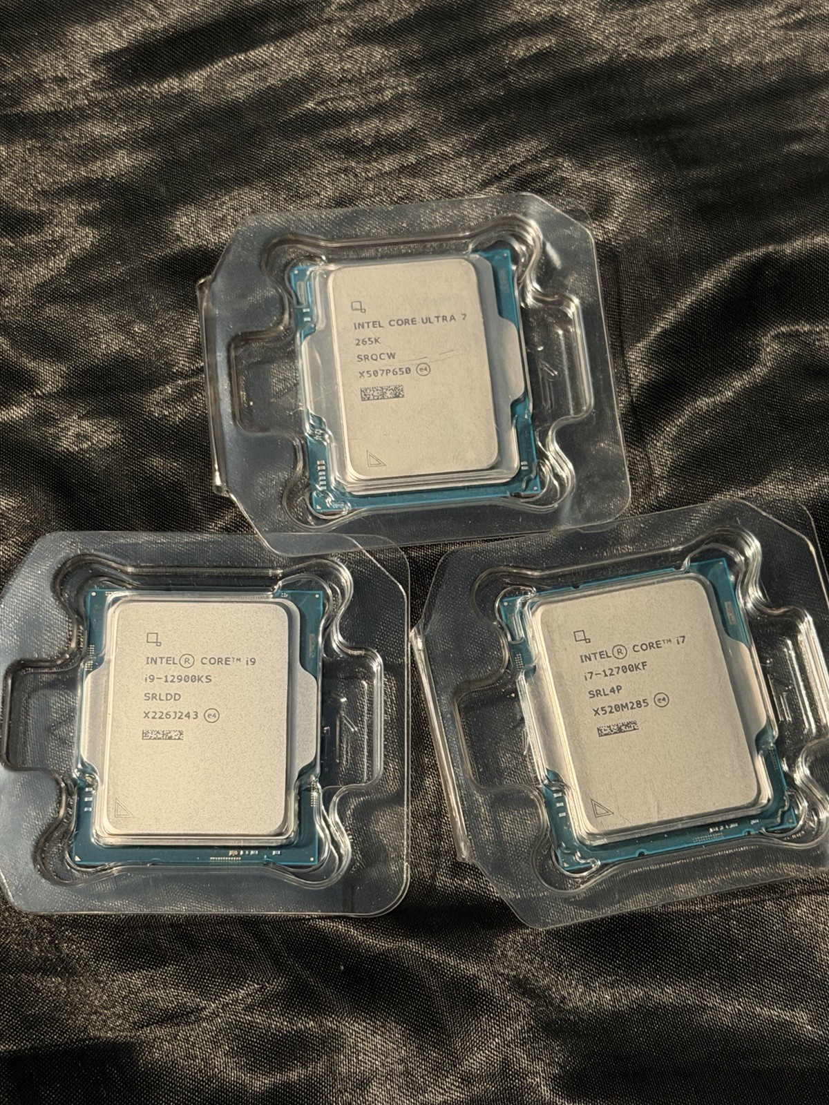 Intel CPU lot mixed