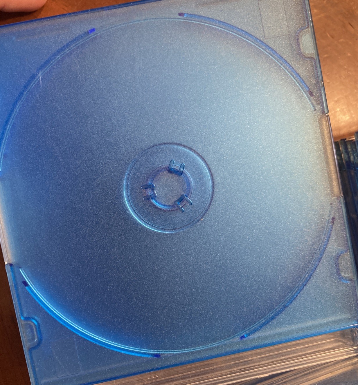 Lot of 50 Slim Blue CD DVD Blu-ray Jewel Cases – Replacement Storage | USED