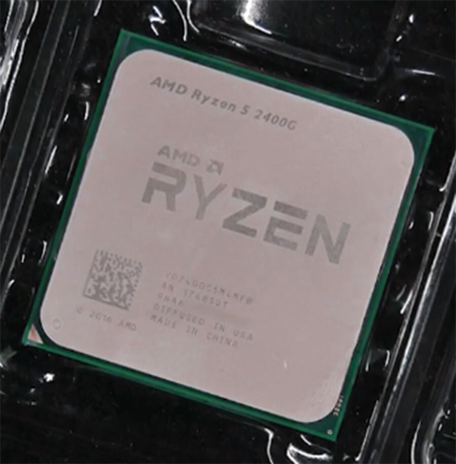 AMD Ryzen 5 2400G R5-2400G 3.6-3.9GHz 4Core 4M 8T Socket AM4 65W CPU Processor