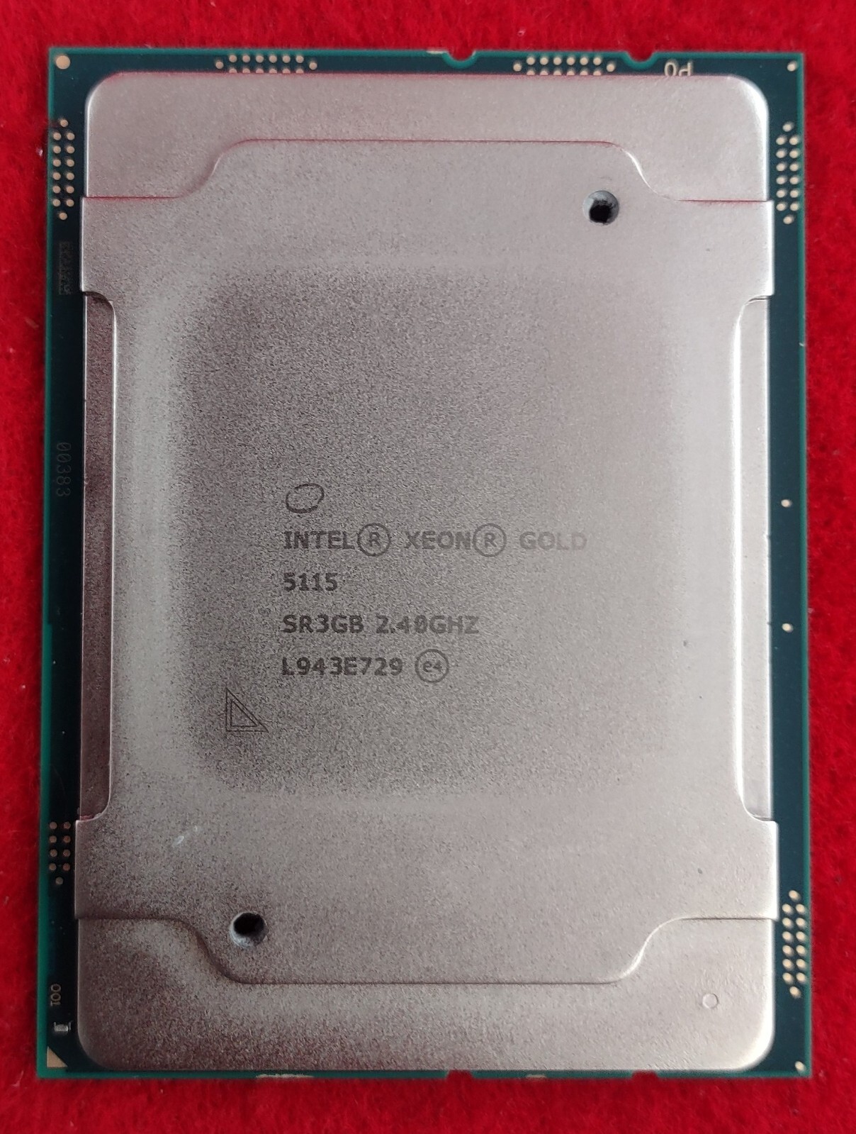 LOT OF 2 Intel Xeon Gold 5115 2.4GHz 13.75MB LGA3647 10-Core CPU Processor SR3GB