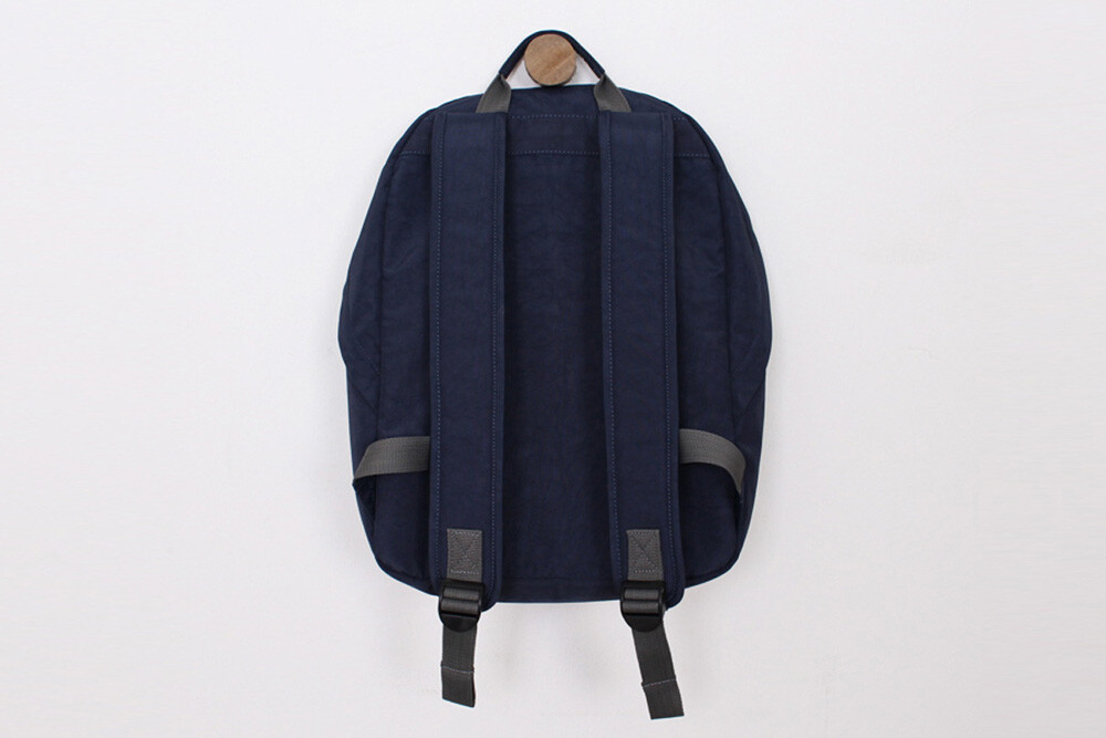 miim balloon 3 navy backpack cute fits up to 15″ laptops travel minimal