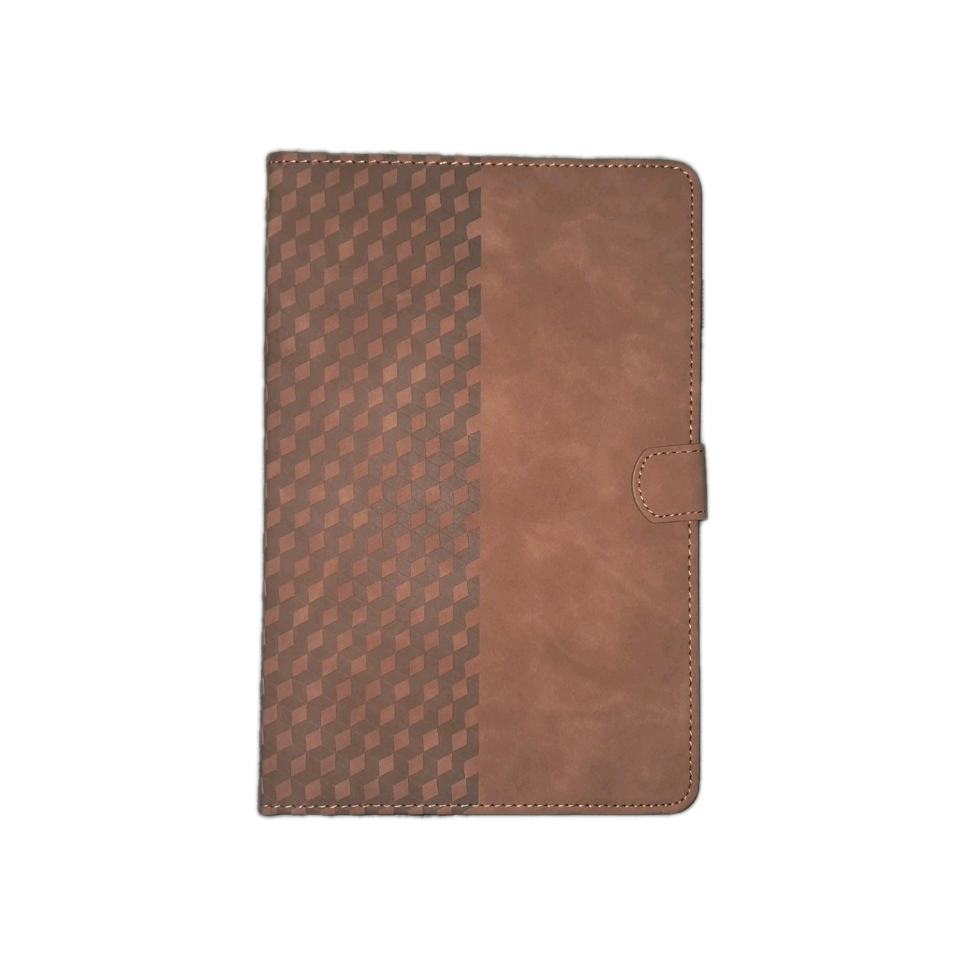 Samsung Galaxy Tab A9 plus 11 Faux Suede Two-tone Brown Grid A9plusX210 New