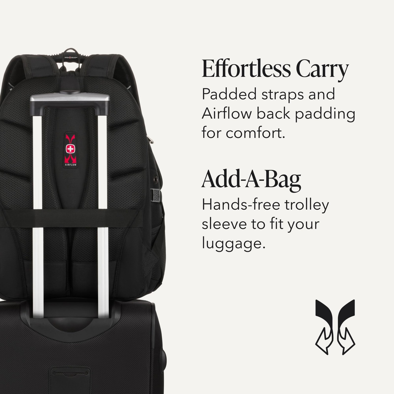 SWISSGEAR 1900 ScanSmart Laptop Backpack 18.5″, Fits Most 17-Inch Laptops 31L