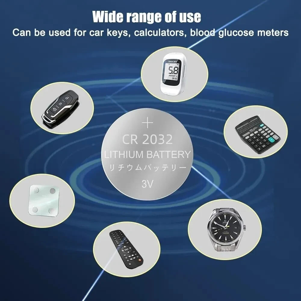 CR2032 Battery Nissan Remote Key Fob Replacement for Smart Key 3V