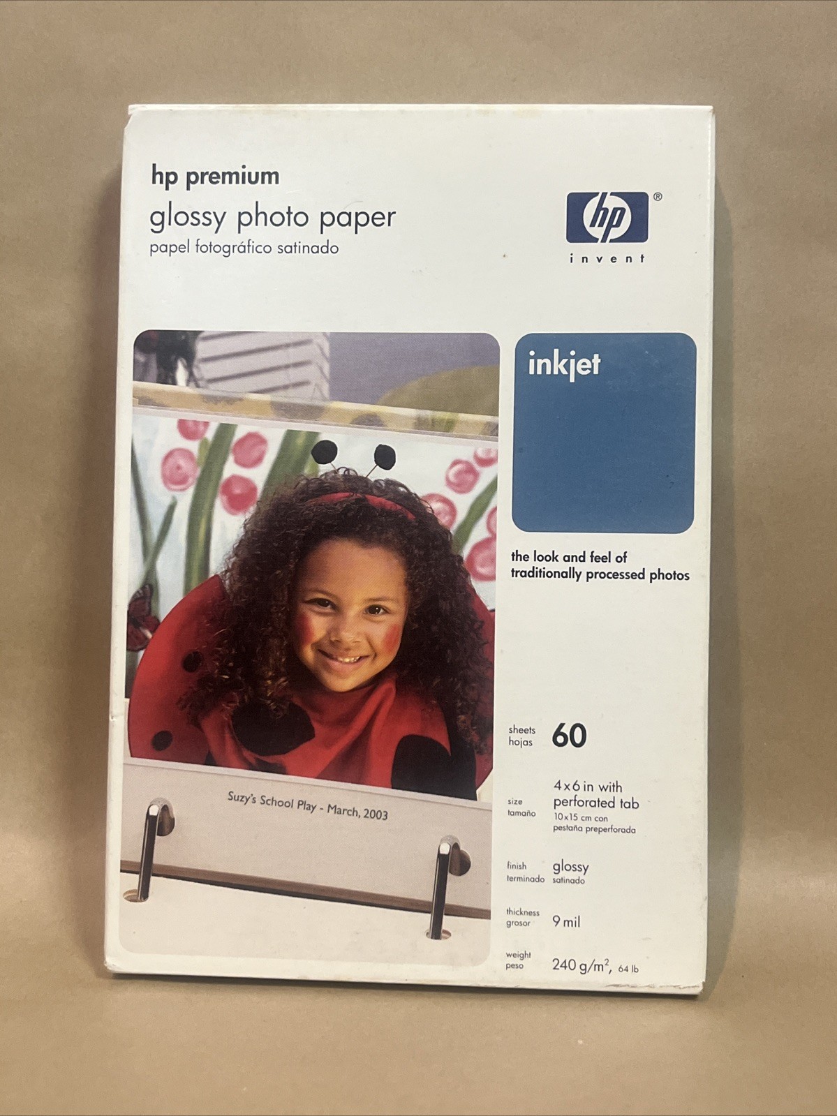 HP Premium Glossy Photo Paper 4×6 60 Sheets 10 Mil Thickness SEALED!