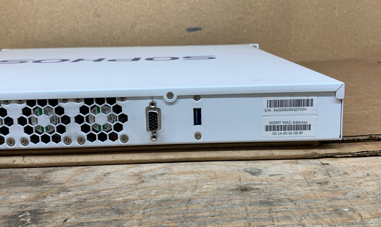 SOPHOS FIREWALL UTM SG 430 rev.1 / SECURITY APPLIANCE ONLY / NO LICENSE