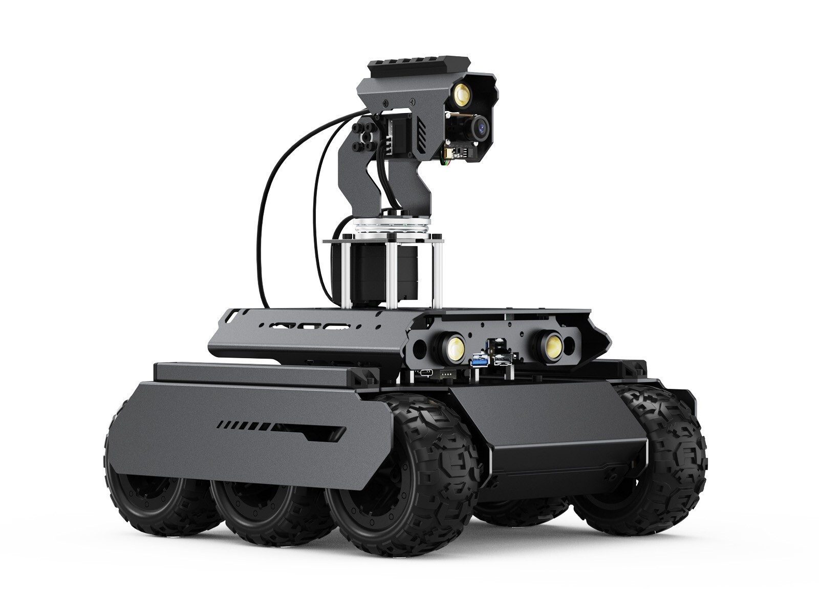 Waveshare UGV Rover Open-source 6 Wheels 4WD AI Robot Dual controllers All-metal