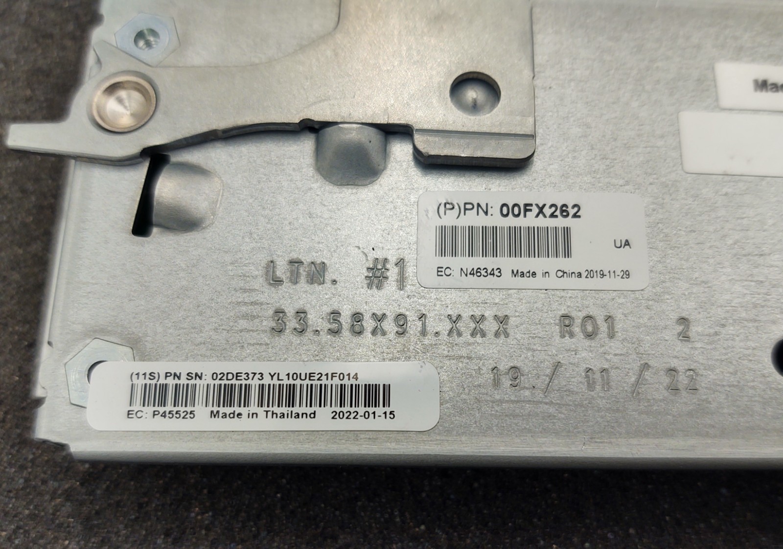 IBM 00FX262 00NU332 Backup Power Module