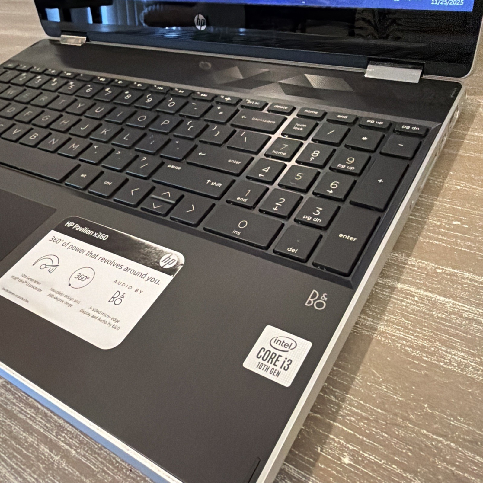 HP Pavilion x360 15’ Touch Screen Intel Core i3 10110U 8GB RAM 256GB Win 11