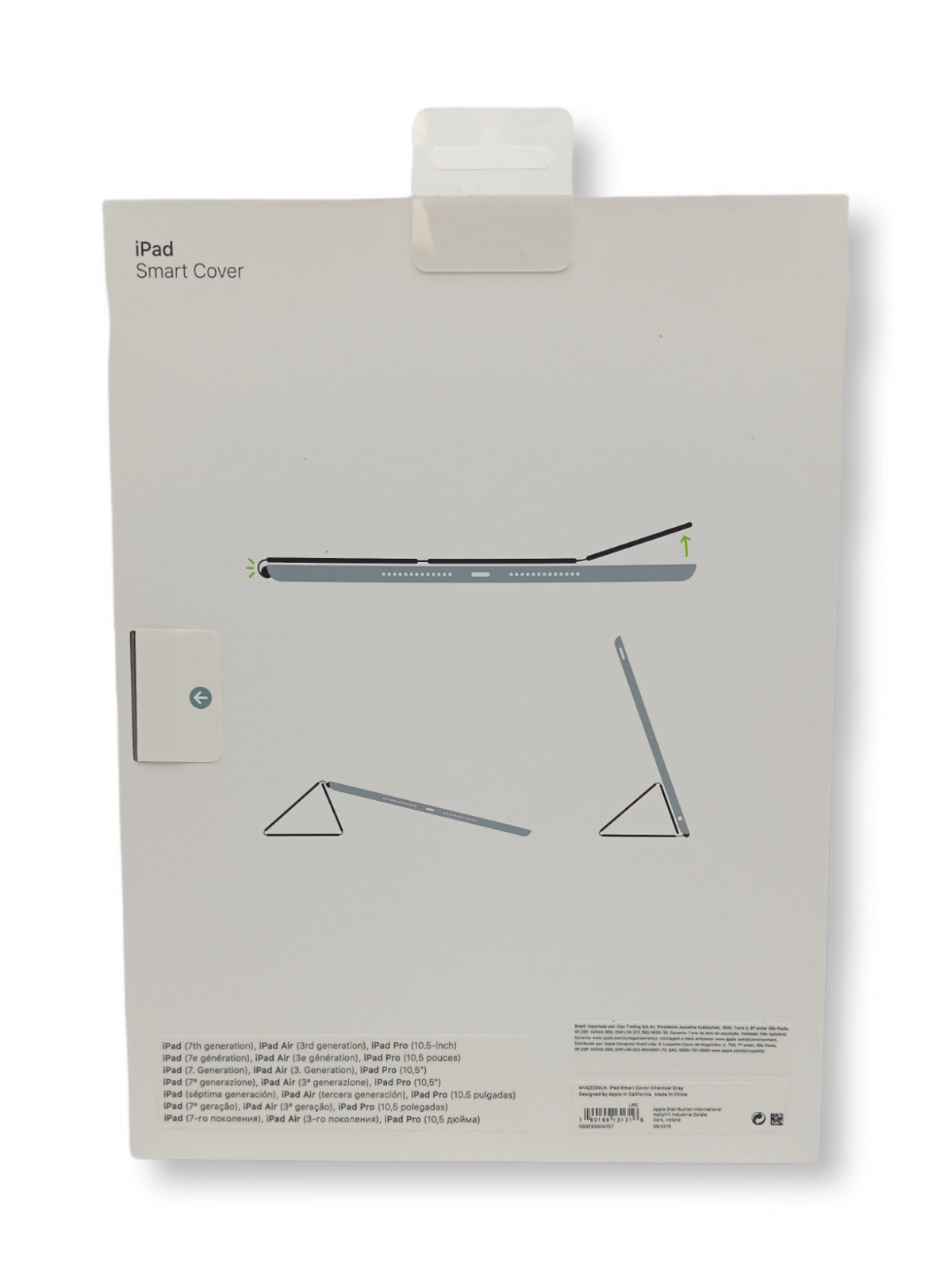 Apple Smart Cover for iPad Pro 10.5, iPad 10.2 7/8/9 th, iPad Air 10.5 3rd Gen