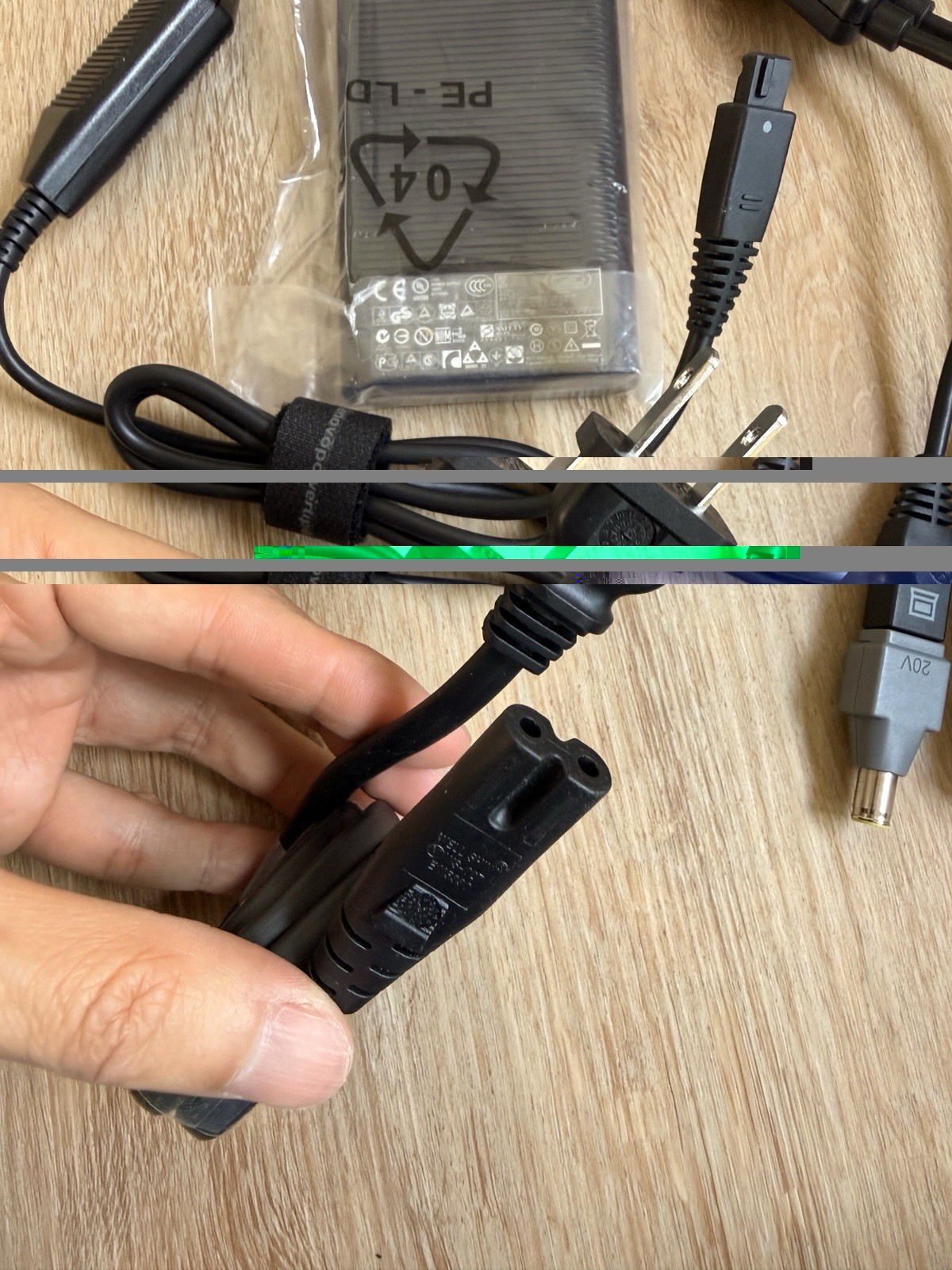 Genuine Lenovo ThinkPad 90W Ultra Slim Laptop Car AC DC Power Charger Kit