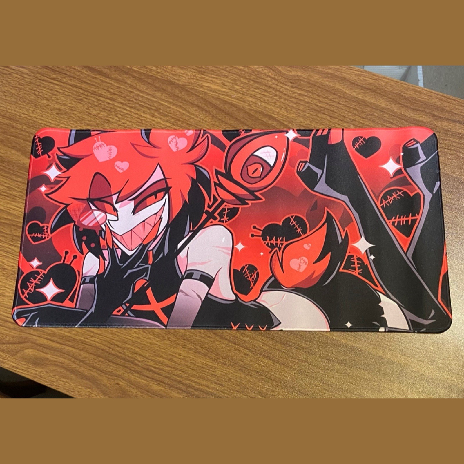 Hazbin Hotel Alastor 23x11x2mm Keyboard Desk Mat – READ DESC FOR DETAILS!