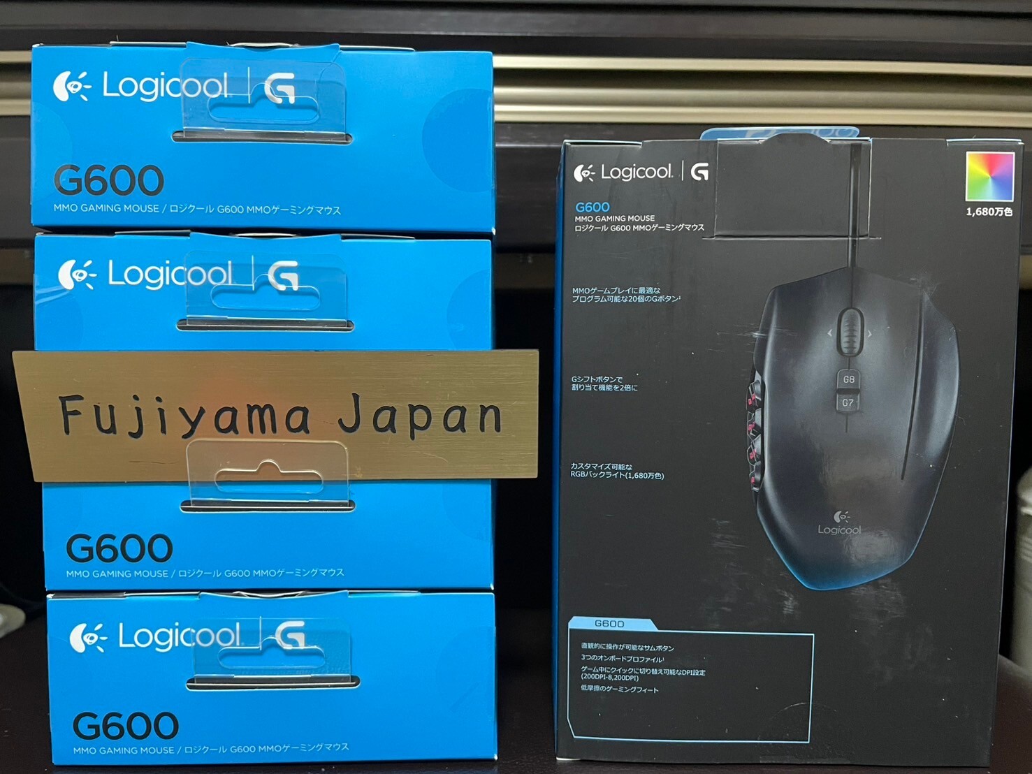 Logitech Logicool G600t MMO Computer mouse Button 20 FF XIV G600 Plastic