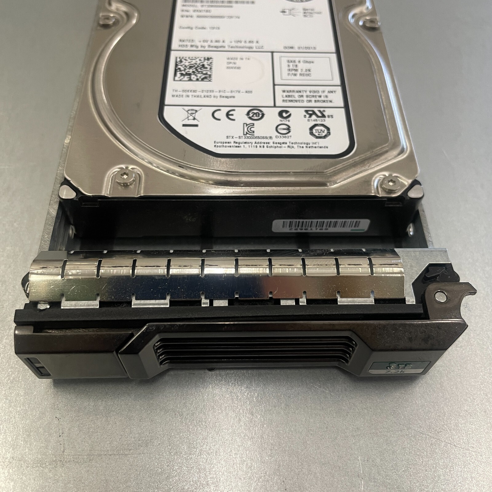 Dell Compellent 3TB 7.2k LFF 6Gbps SAS Solid State Drive 0KK92-CML 3.5″ HDD