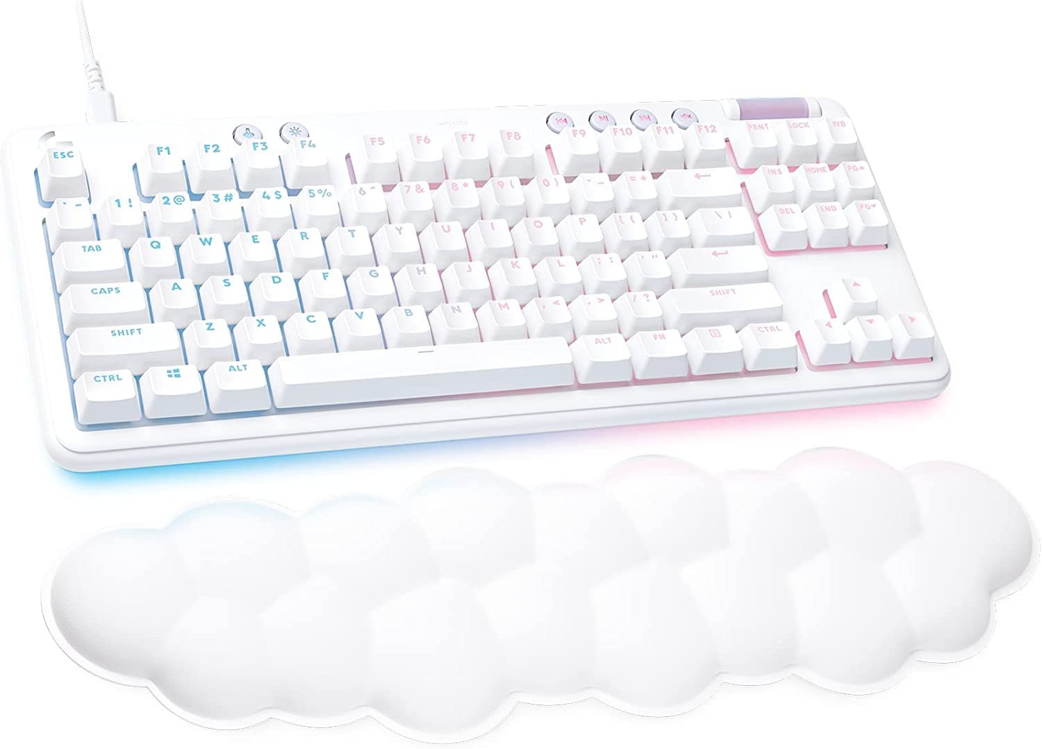 G713 Gaming Keyboard-OFF WHITE-US-USB-TACTILE 920-010413