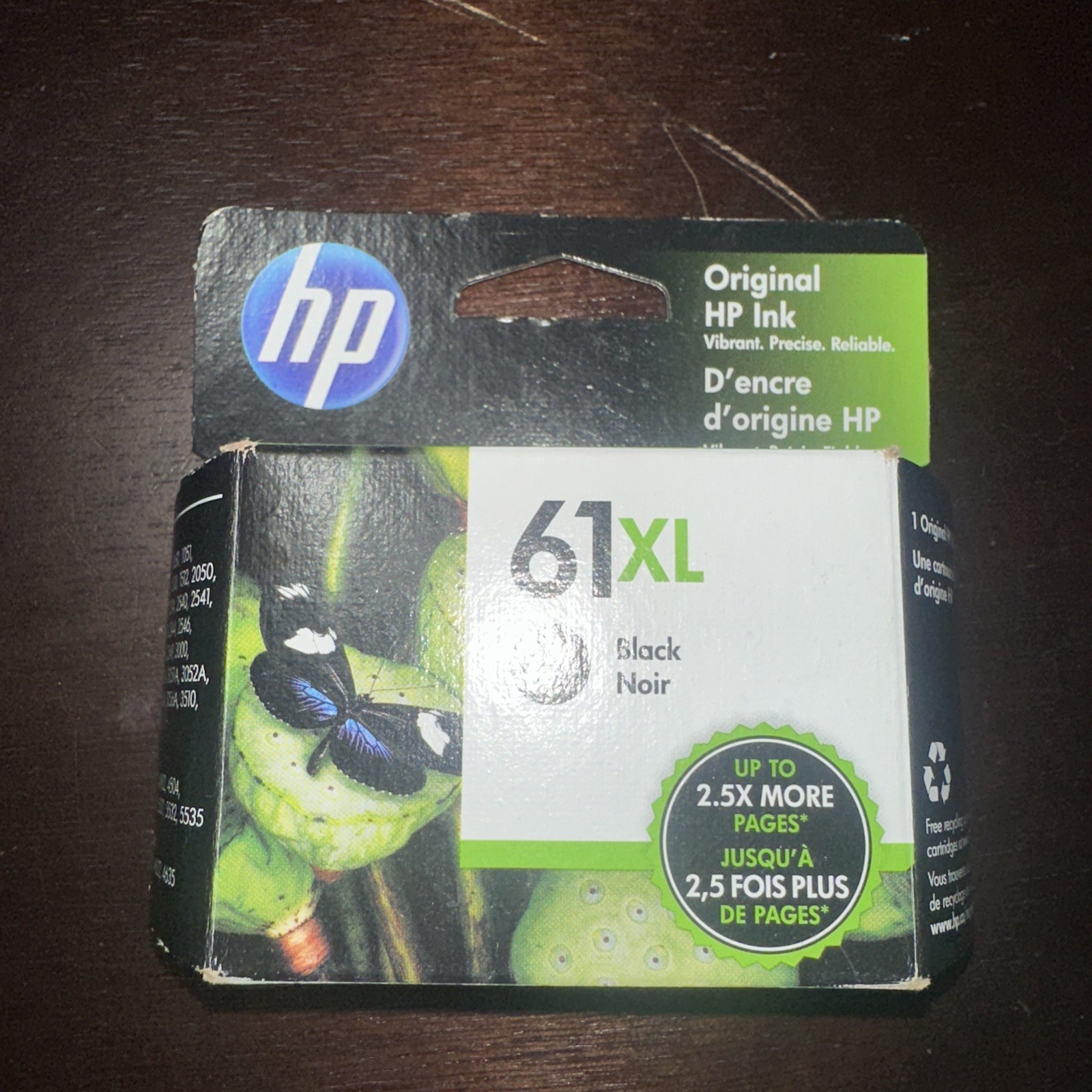 Genuine HP 61XL Black Ink Cartridge CH563WN New Expired Exp Jan 23