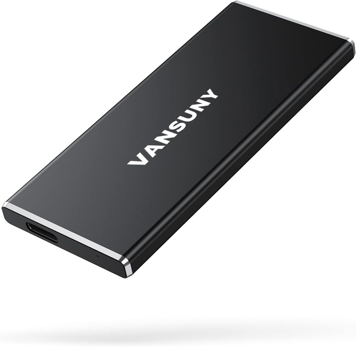 2TB Portable External SSD, USB 3.1 Gen2 Up to 500MB/s Solid State Drive, Metal U
