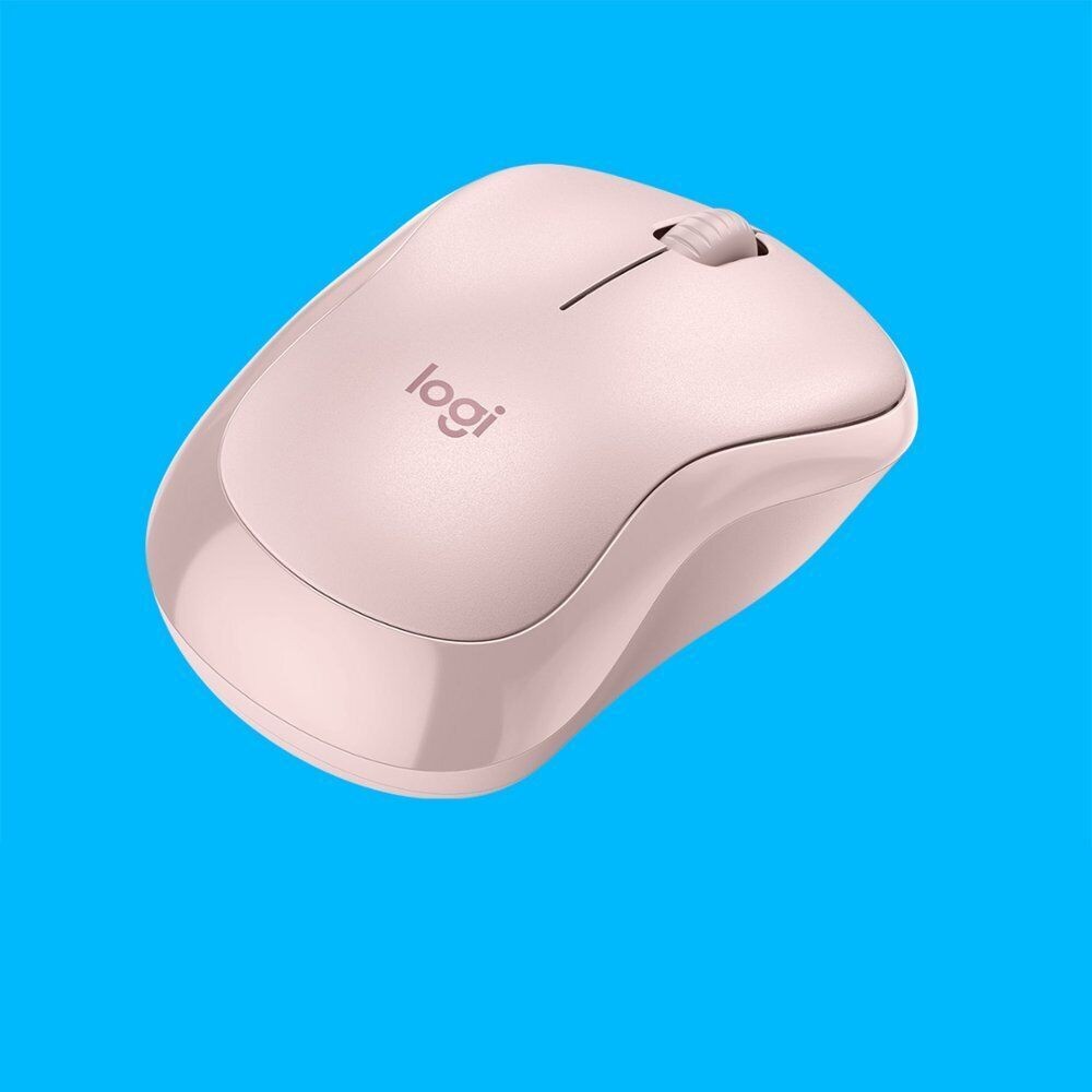 Logitech M220 Silent Wireless Mouse with USB Receiver – Rose (3EA)