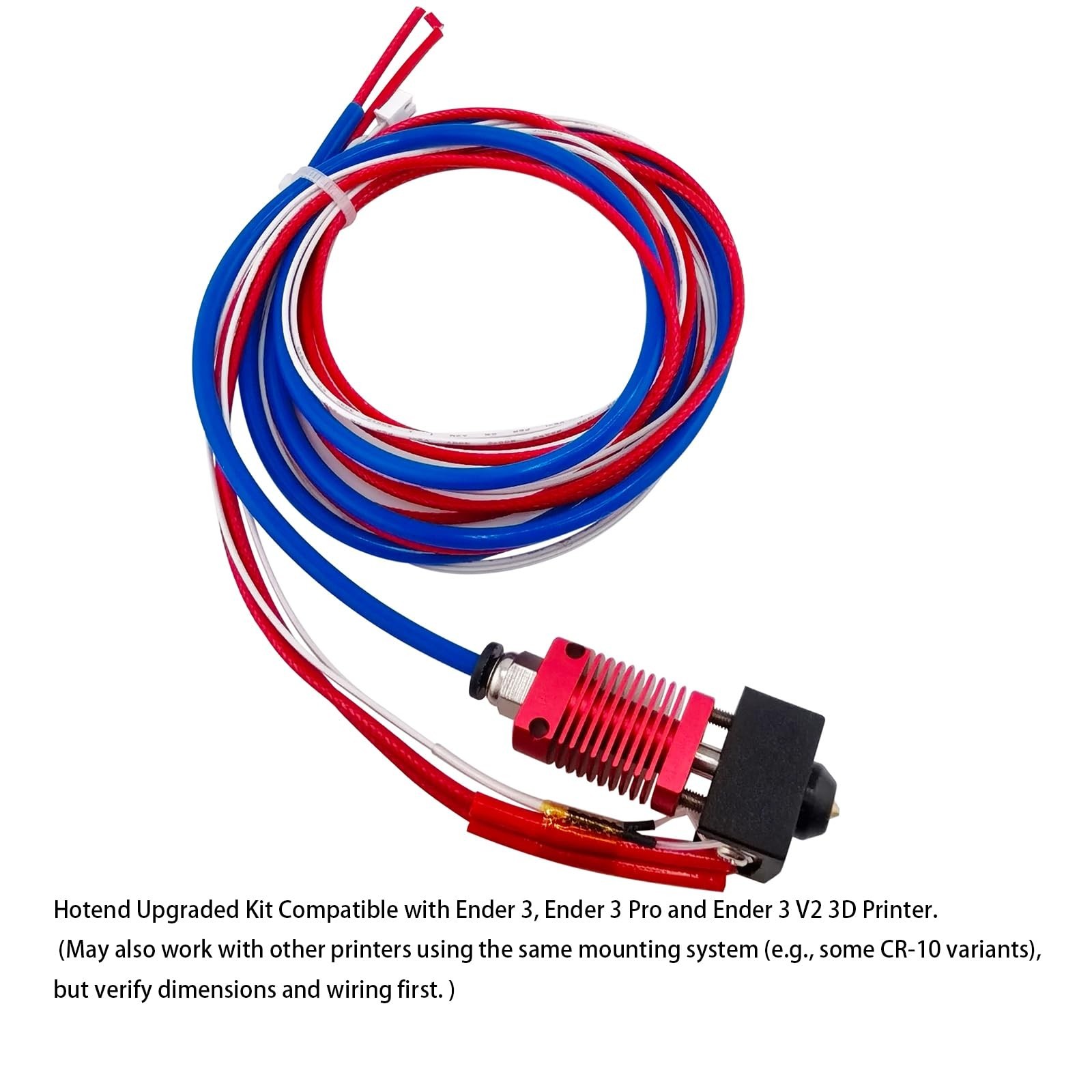 Ender 3 v2 Hotend Upgrade, Assembled Extruder MK8 HotEnd Kit 3D Printer Hot e…