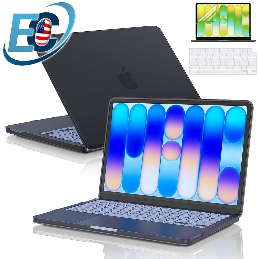 For MacBook Neo 13″ A3404 Hard Shell Case + Keyboard Cover + Screen Protector