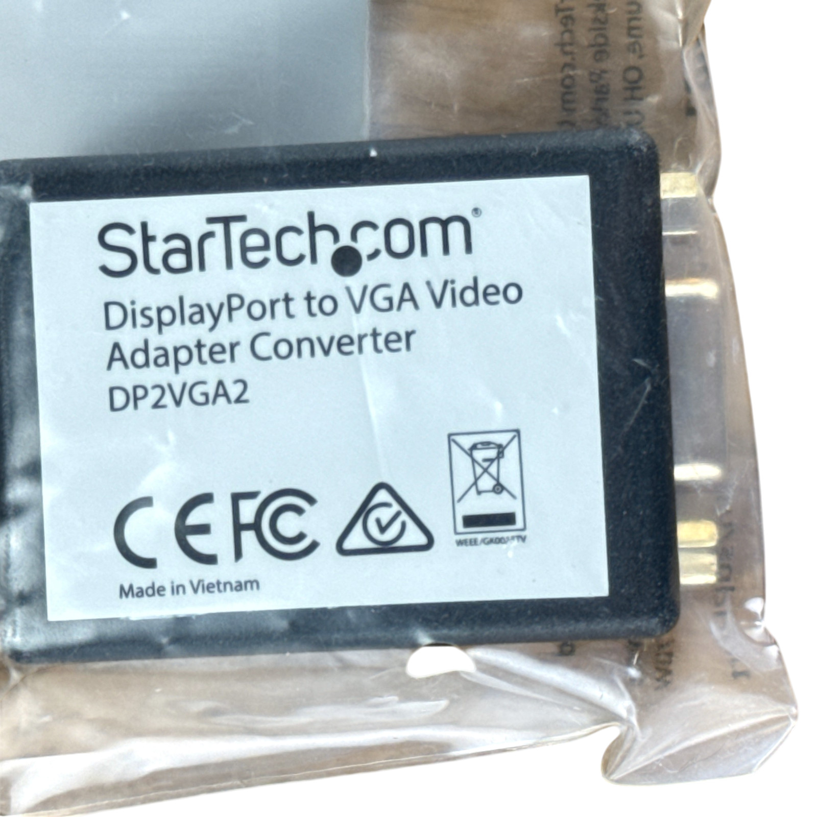 StarTech.com DP2VGA2 DisplayPort to VGA Video Adapter Converter 1080p New