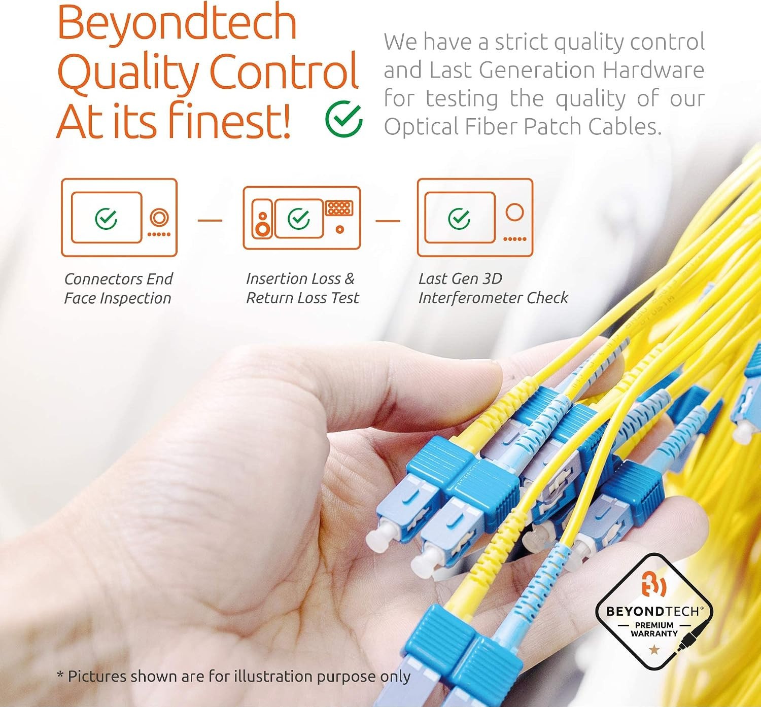 2m (6.56ft) LC to LC Fiber Patch Cable – UPC Single-Mode Duplex Fiber Optic Cabl