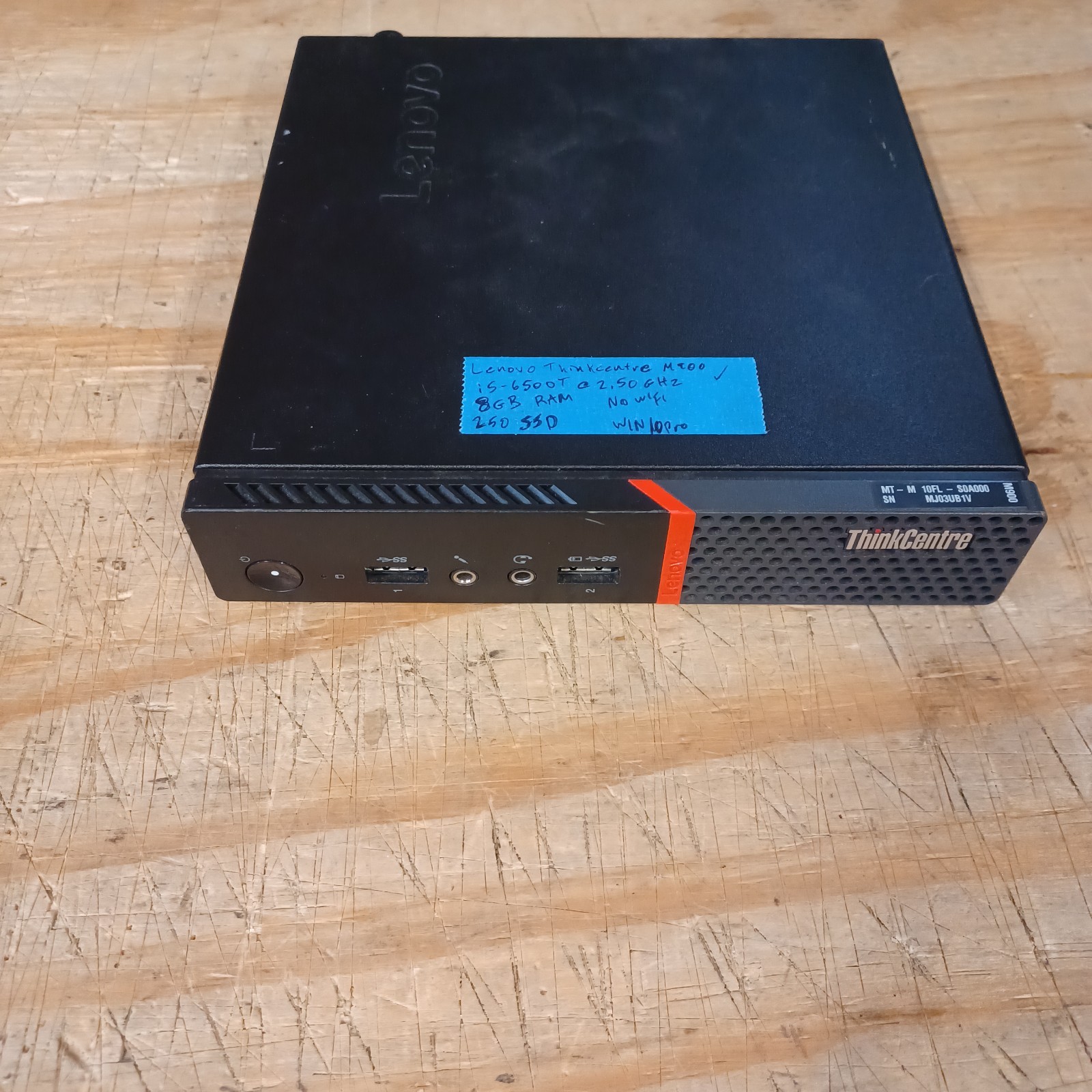 Lenovo ThinkCentre M900 (256GB SSD, Intel Core i5-6500T, 3.10GHz, 8GB) Desktop