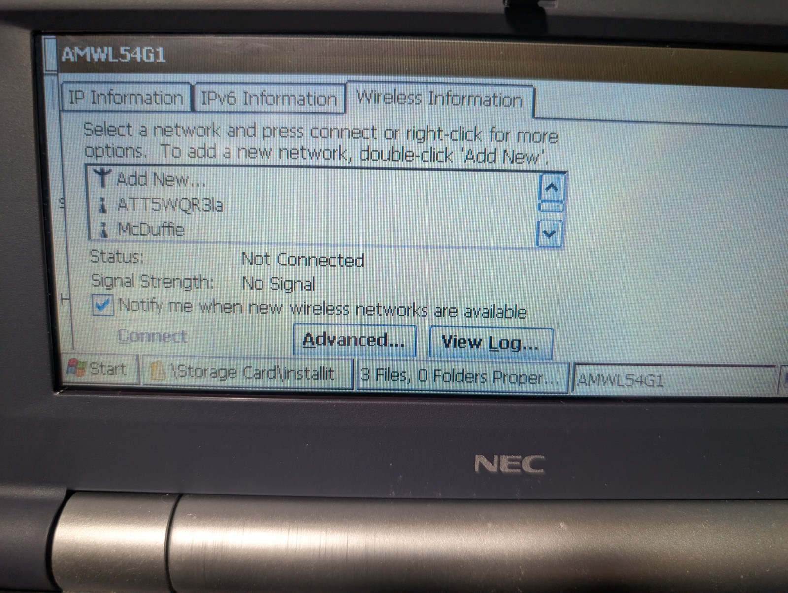 NEC MobilePro 900 Handheld PC , Model: MP900C-A, Rebuilt Battery, Charger