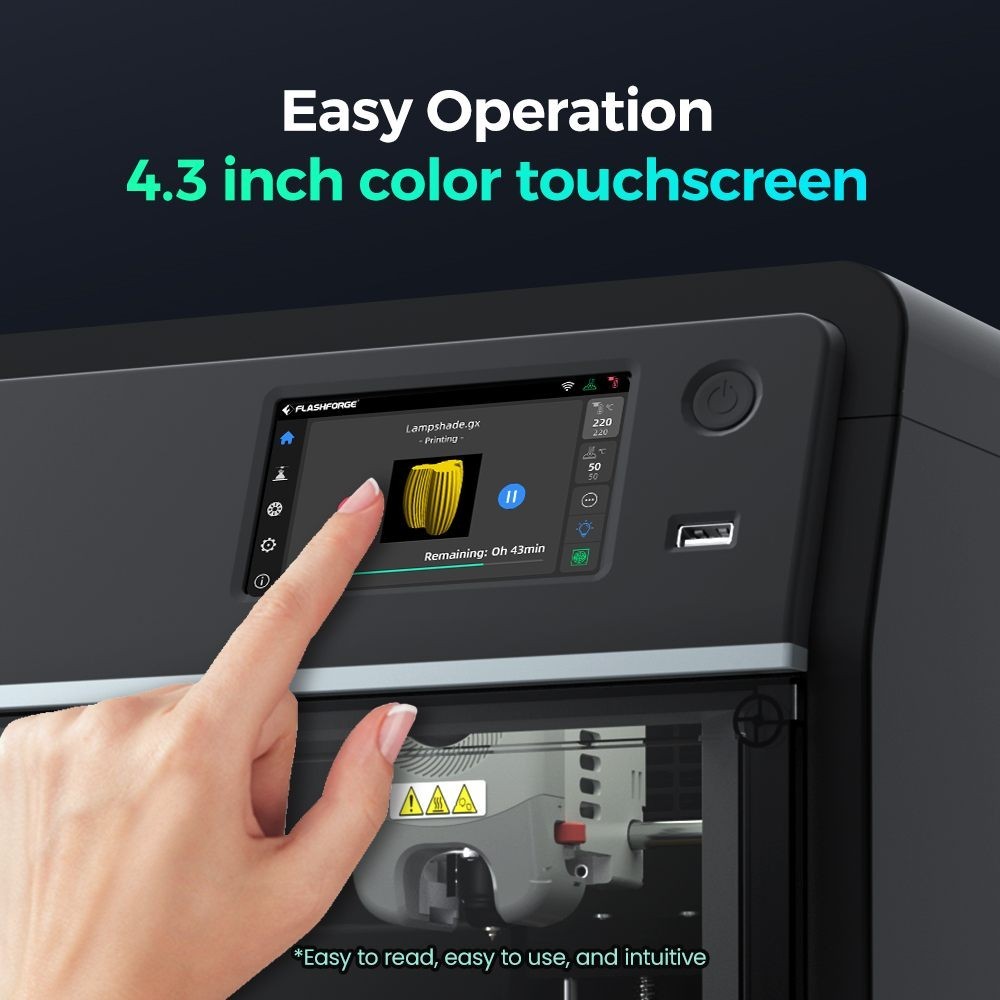 【Refurbished】Flashforge Adventurer 5M Pro 3D Pinter Max 600mm/s Fully Auto Print
