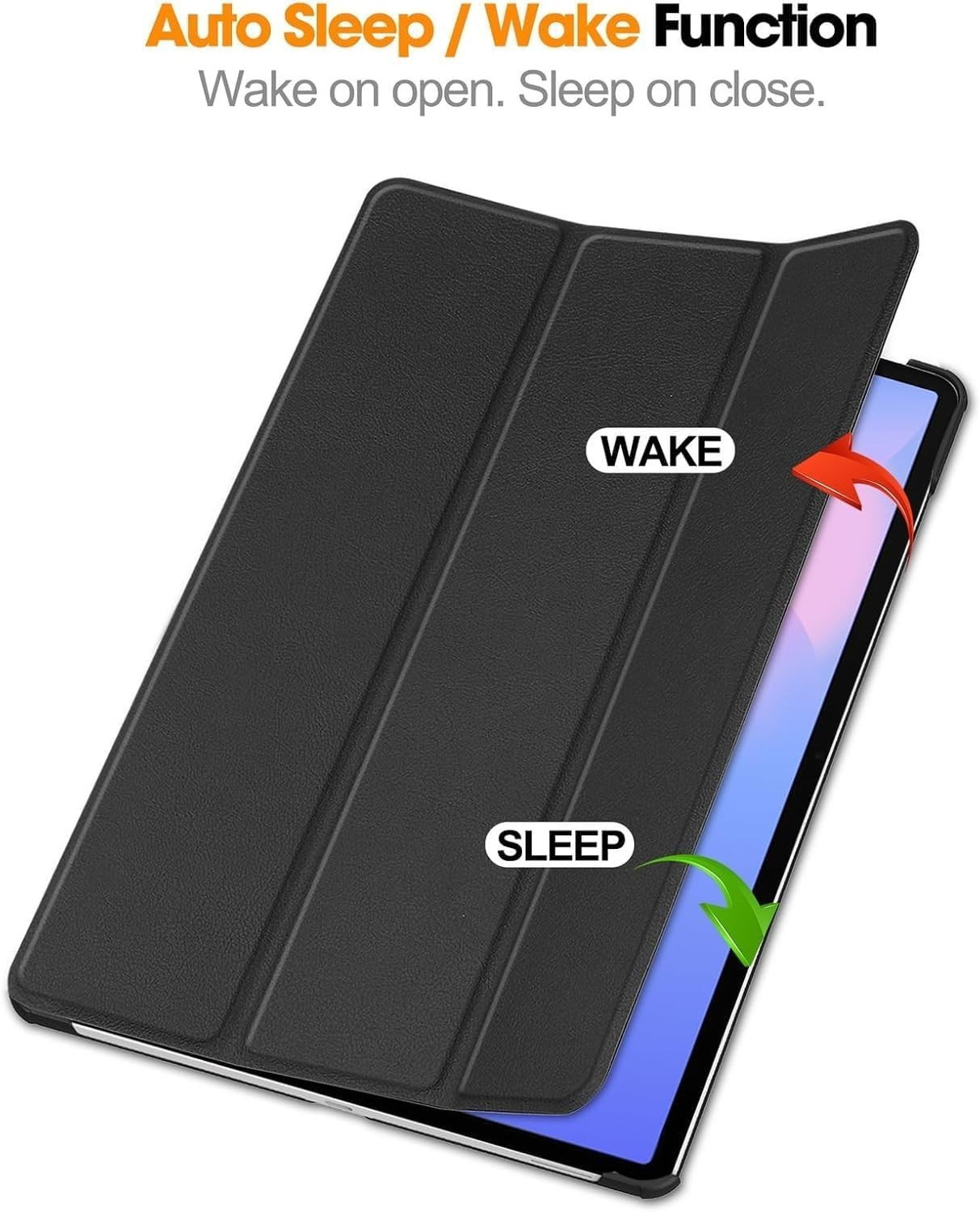 Case for Samsung Galaxy Tab S9 Ultra 14.6 inch, Backlit Detachable Keyboard, Bla