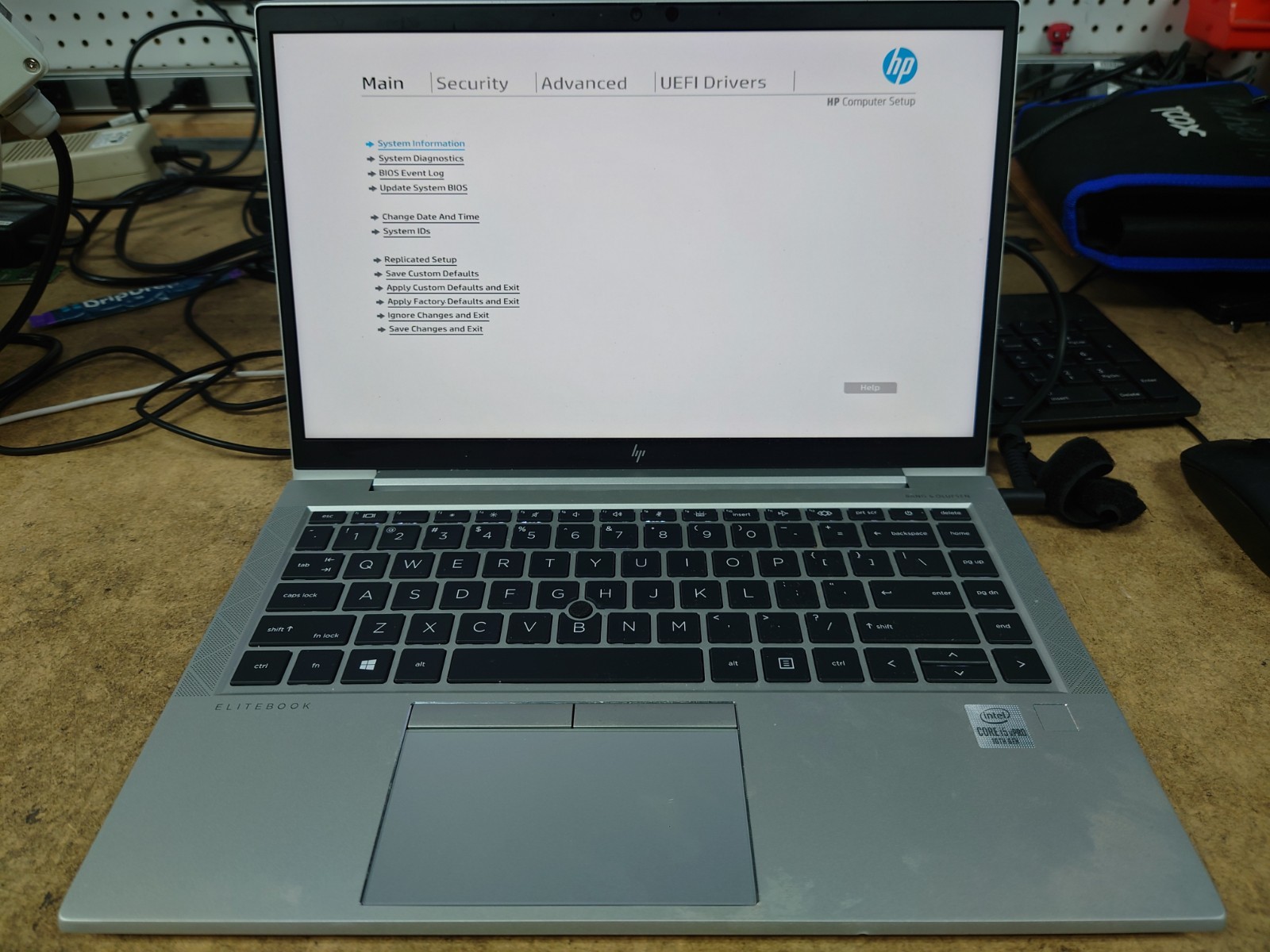 HP EliteBook 840 G7 14″ FHD i5-10310U 8GB RAM No Battery/SSD