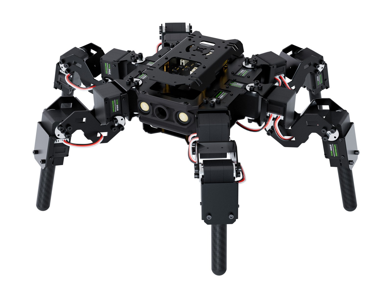 Waveshare 18-DOF HexArth Bionic Hexapod Robot, Open Source For ESP32,Vector Moti
