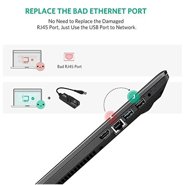 USB 3.0 Gigabit Ethernet LAN RJ45 1000Mbps Network Adapter For Windows PC Lot