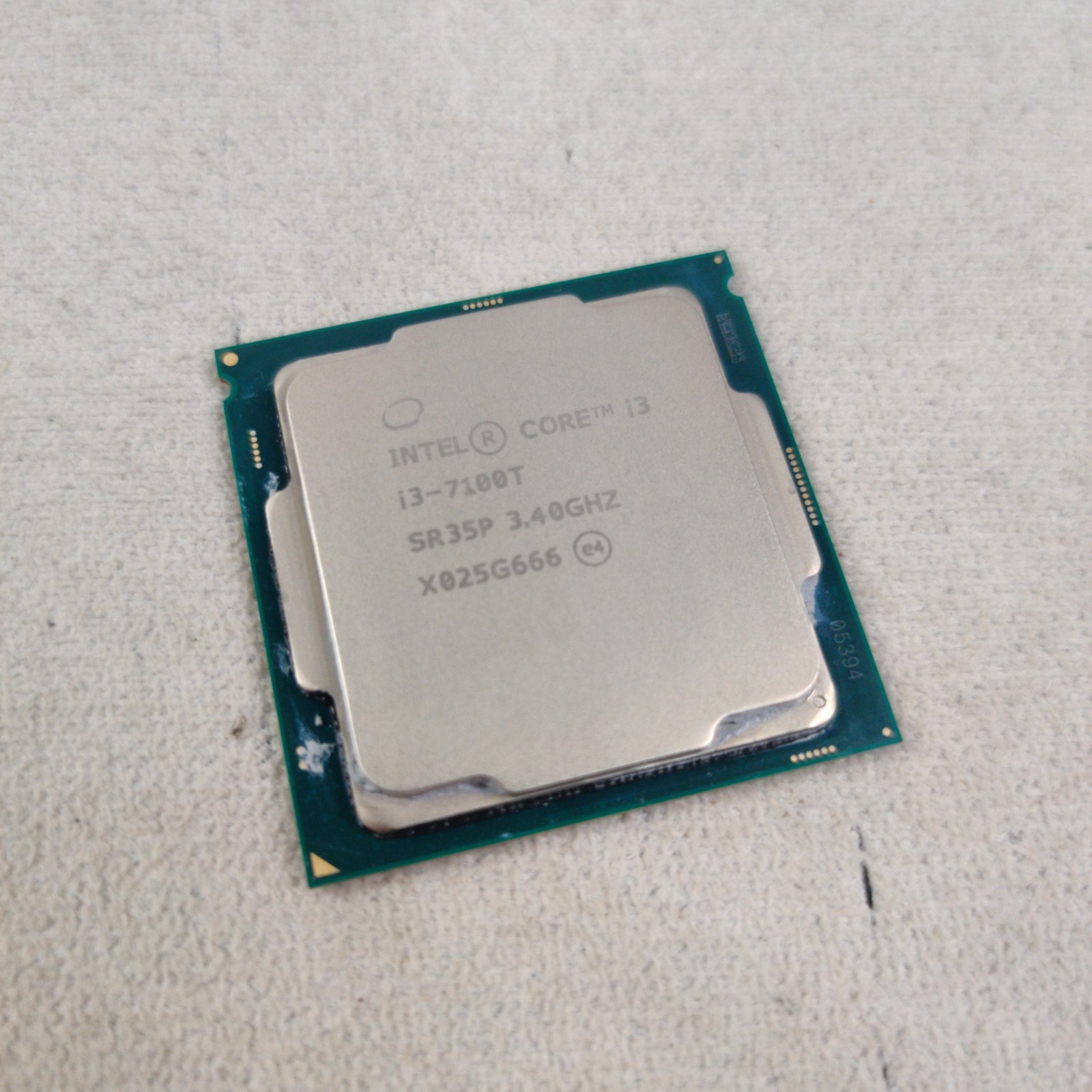 Intel Core i3-7100T 3.40GHz SR35P Dual-Core Processor – Used (Tested & Working)