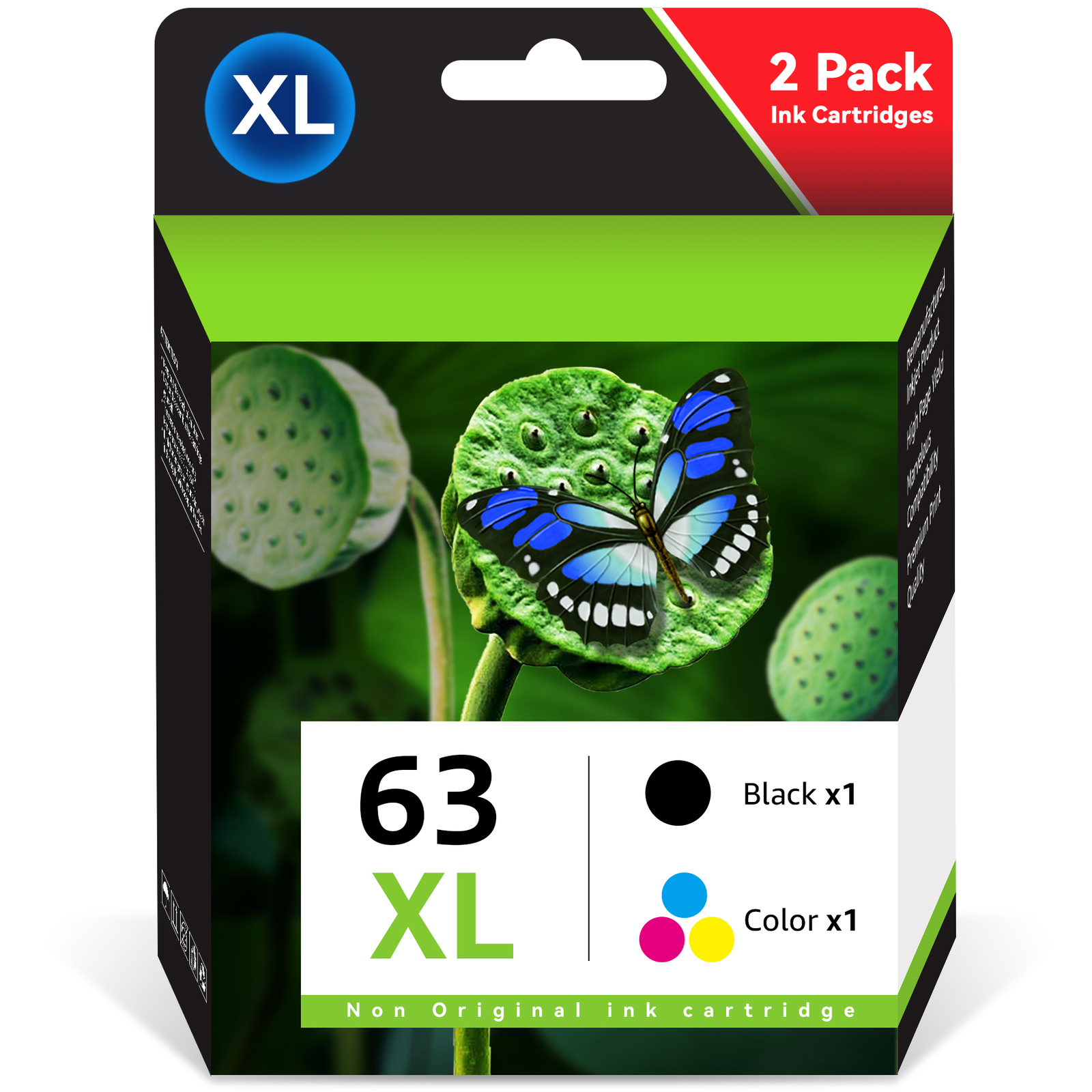 63XL 63XXL Ink Cartridge For HP Officejet 5258 5255 5252 5260 5212 4650 3830 LOT