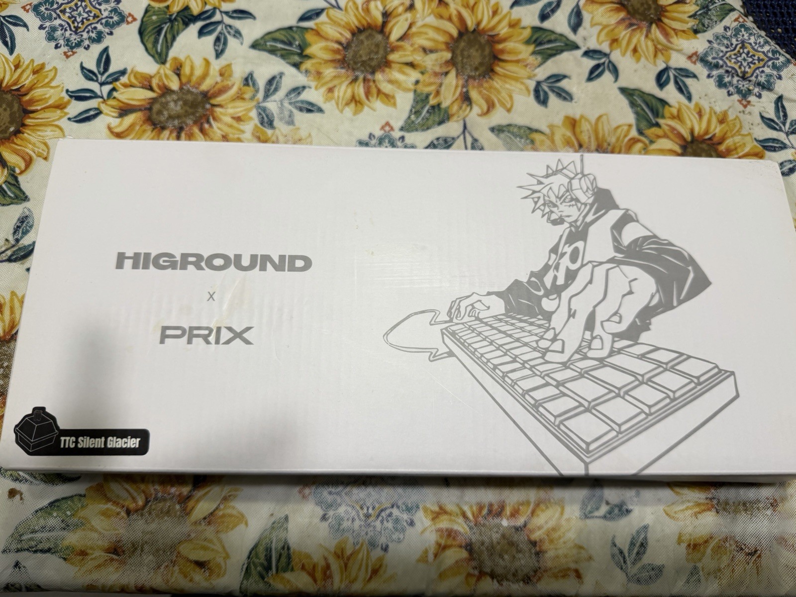 Higround x Prix Mechanical Keyboard TTC Silent Glacier White #0025