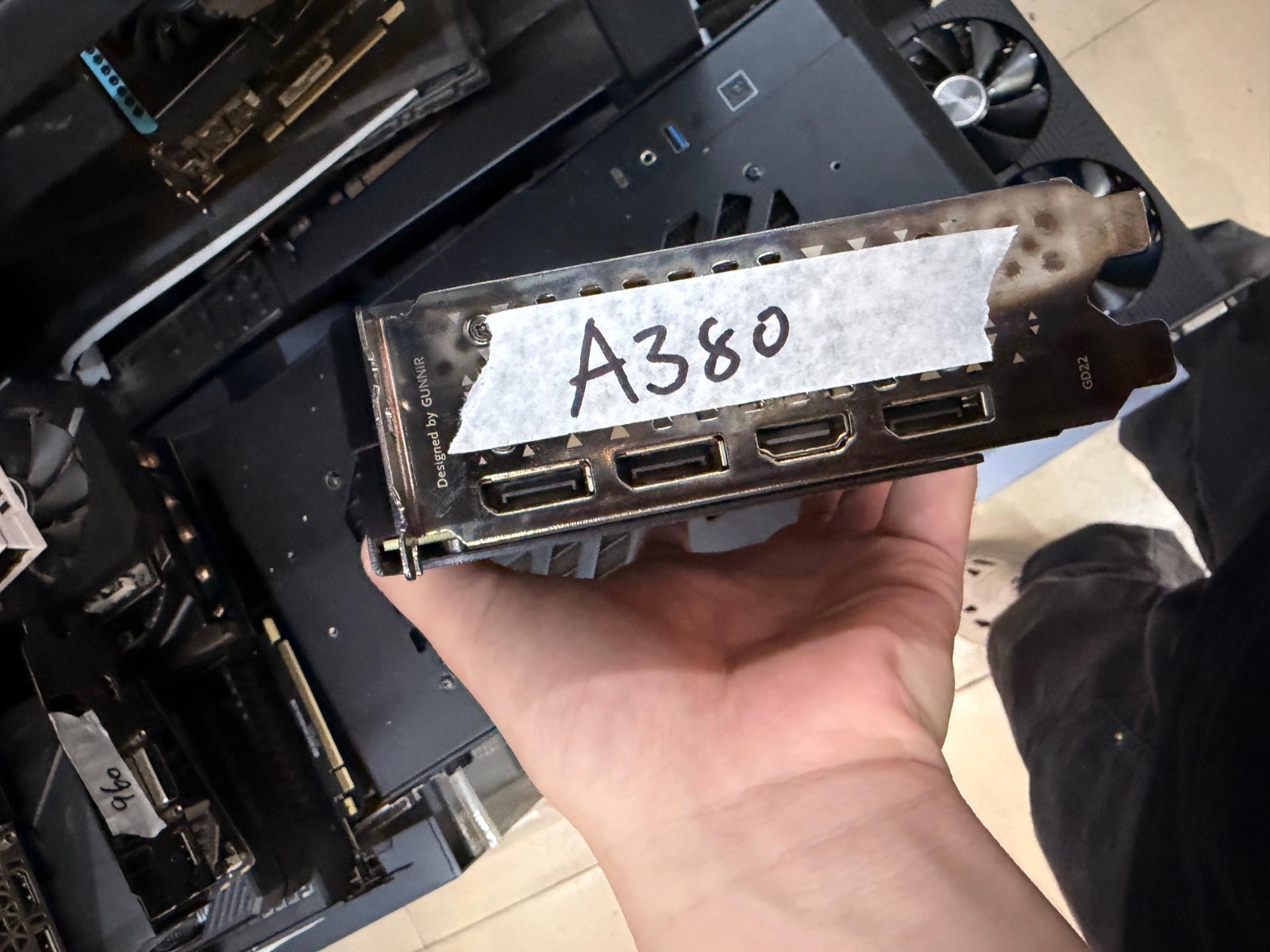 GUNNIR Intel Arc A380 Photon 6GB GDDR6 Graphics Card, Dual Fan, OC, 8-pin, HDMI