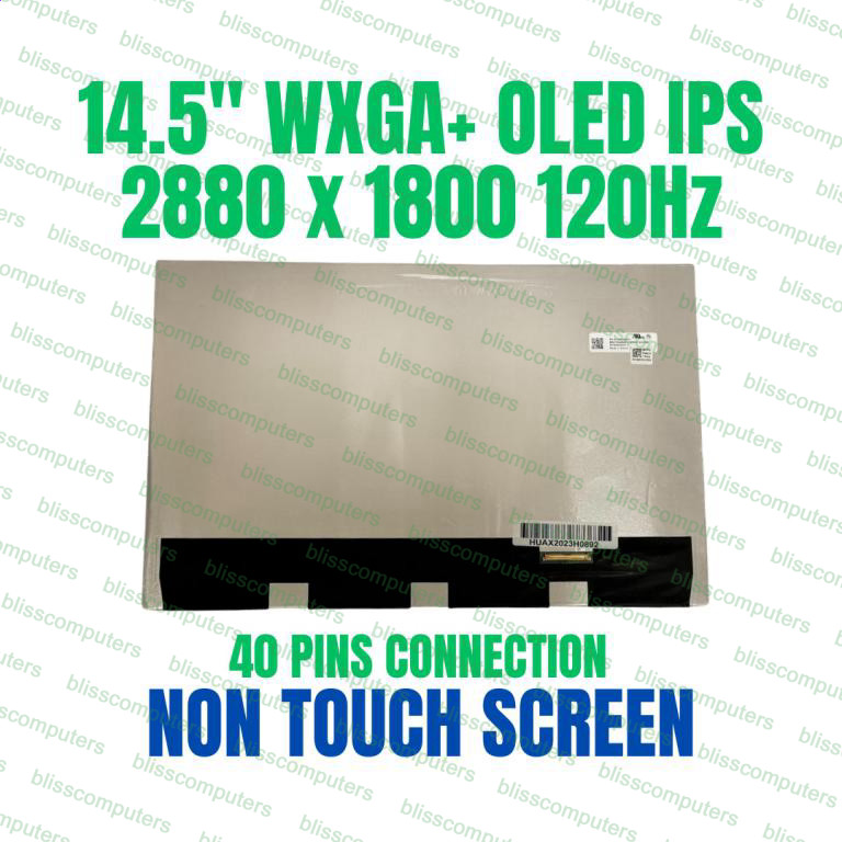 14.5″ 120Hz OLED IPS Display LCD Screen Replacement ATNA45AF02 2880×1800 40 Pin