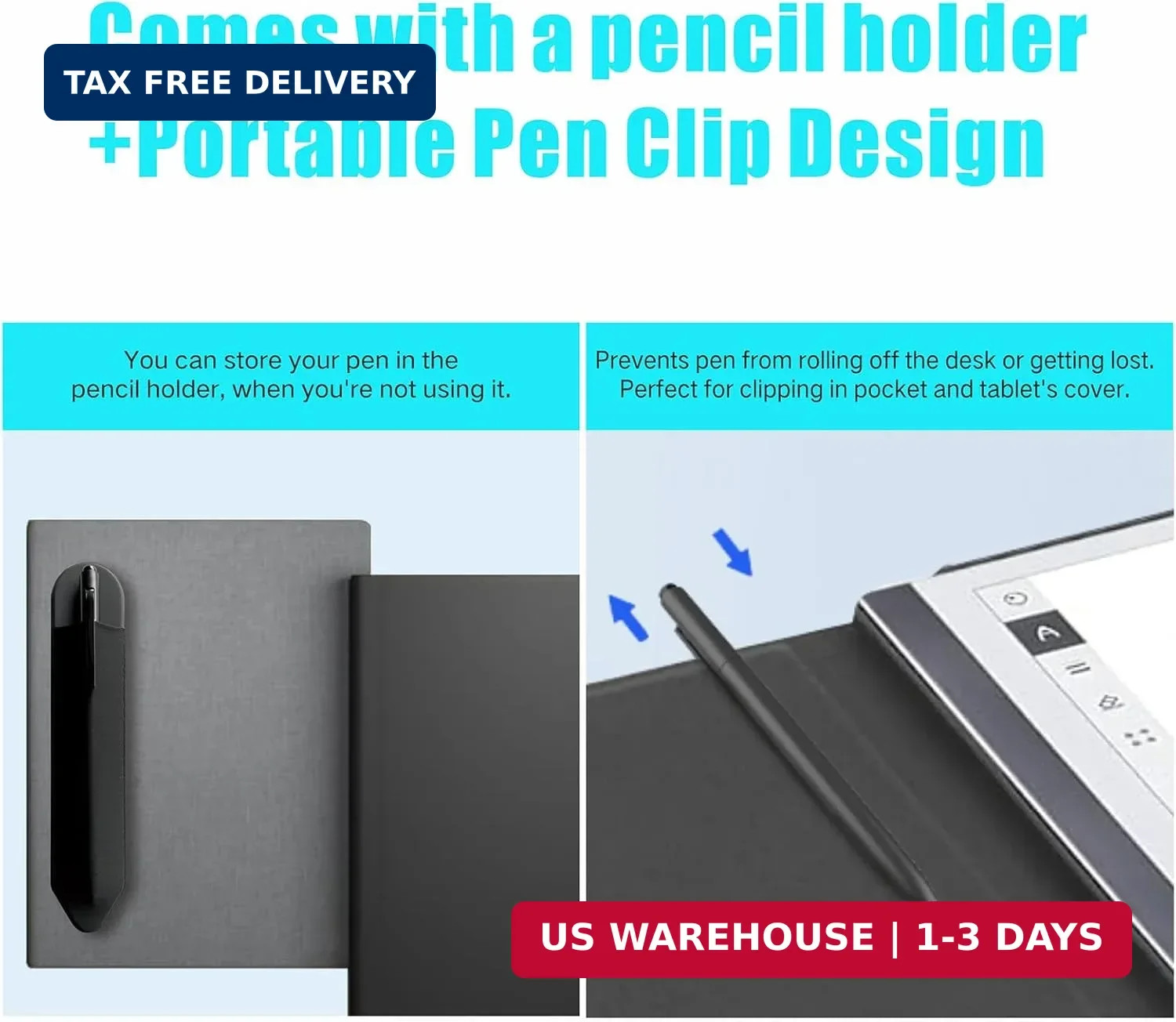 Remarkable 2 Pen with Eraser, EMR Stylus Pen with 4096 Pressure Levels