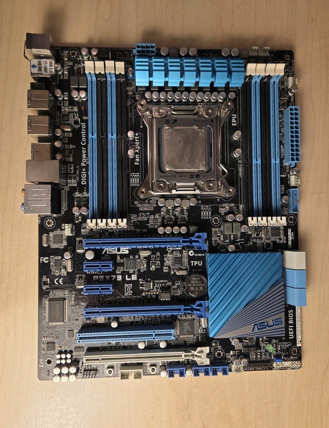 Asus P9X79 LE LGA2011 Motherboard + Intel i7-4820K CPU Tested