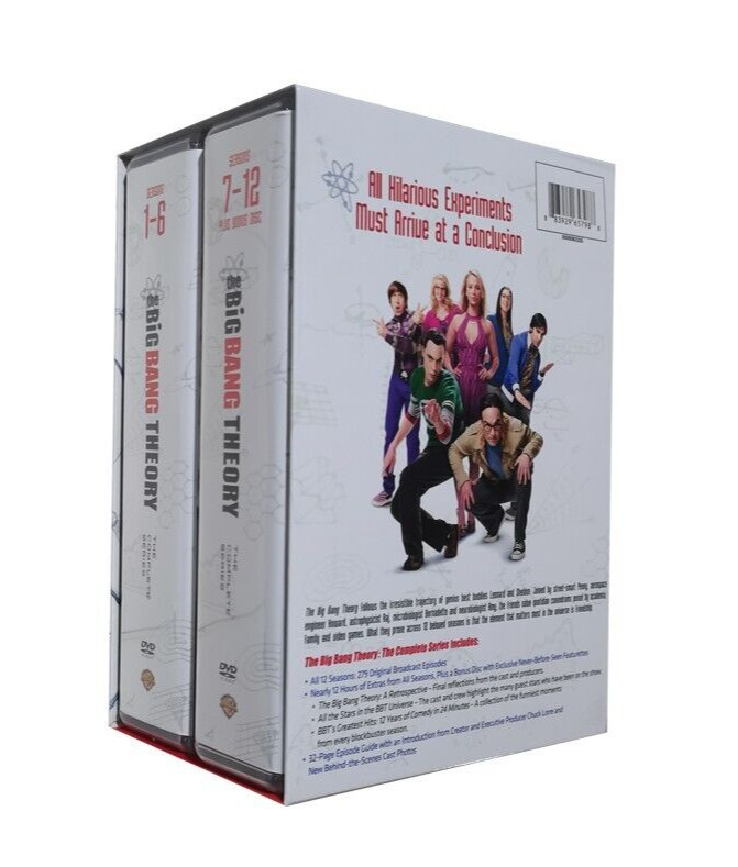 The Big Bang Theory: The Complete Series Seasons 1-12 (DVD 37-Disc Box Set) USA