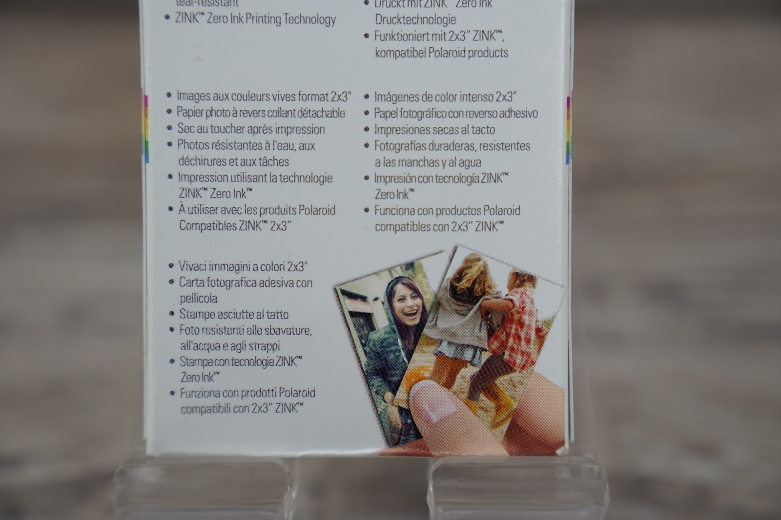 Polaroid POLZ2X350 2×3ʺ Zero Ink Instant Print Digital Photo Paper – 50 Sheets