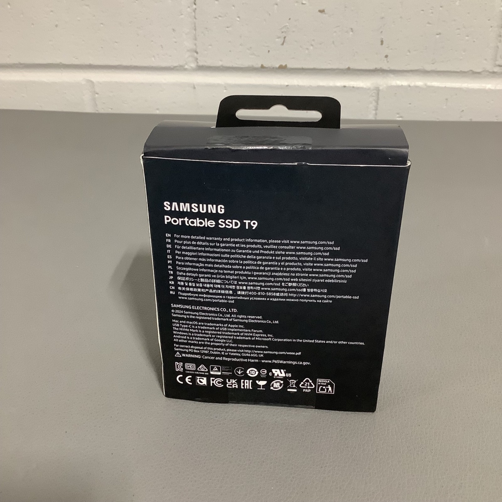 Samsung T9 2TB USB-A Portable External SSD -(MU-PG2T0B/AM)