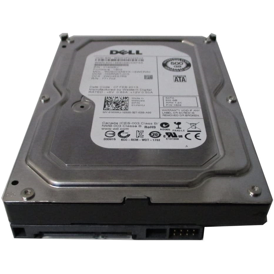 DELL 1KWKJ 500.0GB 7.2K ENT SATA 3.5 3GBPs Hard Drive