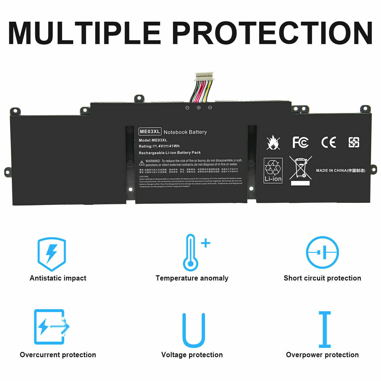 Battery For HP Stream 13-C 13-C002DX 13-C055SA TPN-Q154 TPN-Q155 TPN-Q156